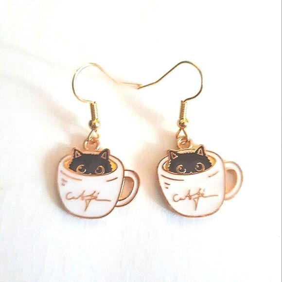 Cat Earrings  - Picture 6 of 7